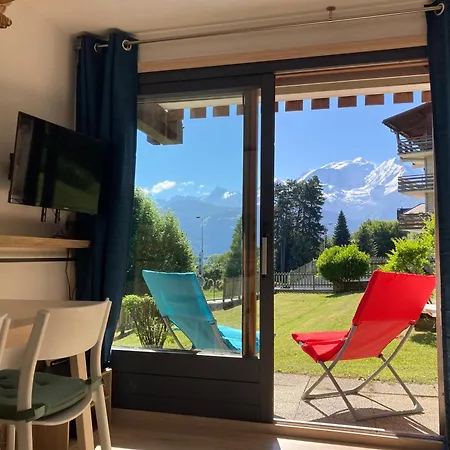 La Marmotte: Vue Mont Blanc, Terrasse, Parking Apartment