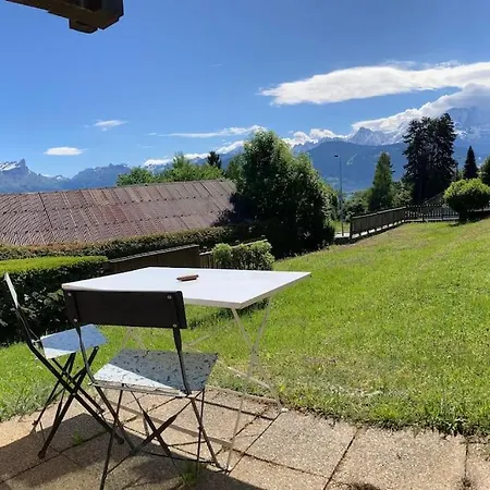 La Marmotte: Vue Mont Blanc, Terrasse, Parking * Combloux